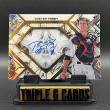Buster Posey 5/5 Auto Topps Diamond Icons 2025 SSP On Card Autograph