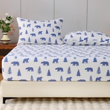 Queen Flannel Fitted Sheet - Heavyweight, 100 Cotton, Wrinkle Resistant Taupe