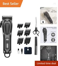 13-Piece Men  s Grooming Kit with Professional Hair Clippers  Beard Trimmer