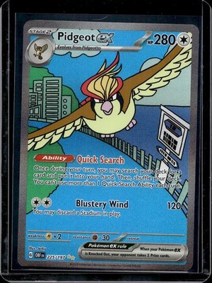 ポケドール　ホウオウ Pokemon SV03: Obsidian Flames Pidgeot ex 225/197 | eBay