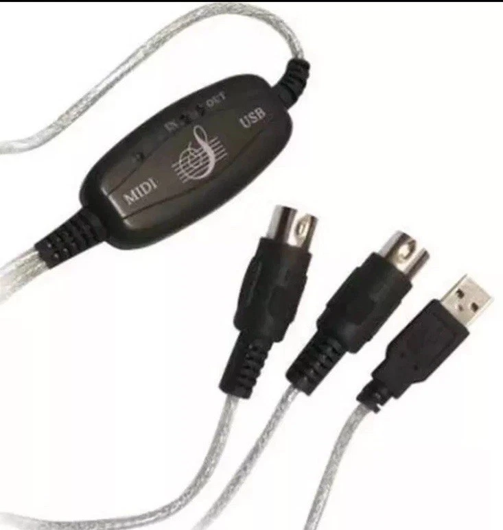 USB MIDI CABLE LOGILINK UA0037 (A/N UA0037) nuovo - Image 2 of 4