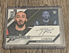 2024 Panini Donruss Elite JA'LYNN POLK RC Pen Pals auto New England Patriots