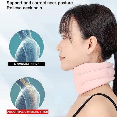 Corrección de cuello Dispositivos antirronquidos Ajustables Antirronquidos Cuello Soporte Cuello Collar - Imagen 10 de 15