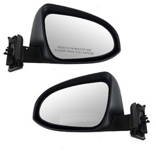 For 15-18 Yaris 1.5L Hatchback Rear View Door Mirror Assembly Manual Set Pair