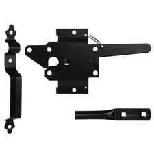 Gate Latch for Wooden Fence, Heavy Duty Self Locking Gate Latch with Handle f...