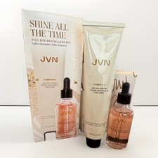 JVN Complete Shine All The Time Set Air Dry Cream, Shine Drops Full Size