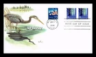 Dr Jim Stamps Wetlands Nonprofit Org Pair First Day Cover Fleetwood Cachet