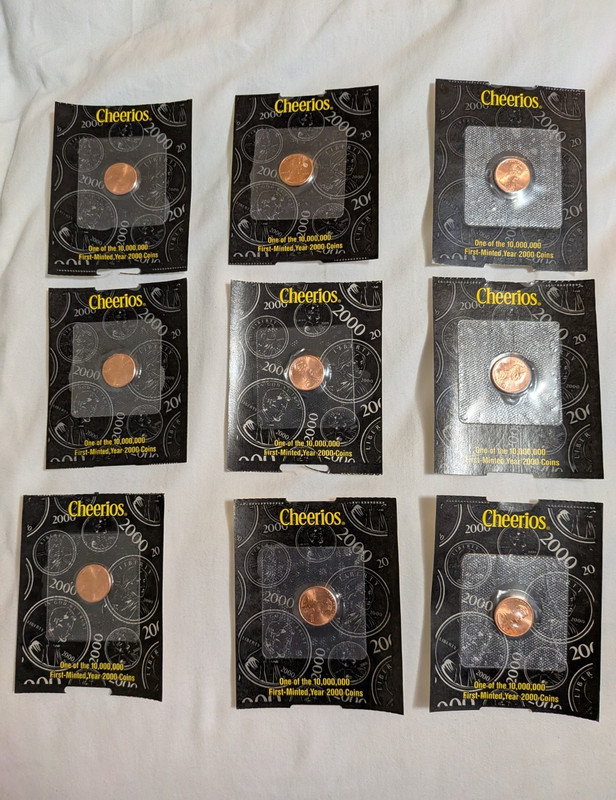 United States Mint 2000 Gold $2000 Coin/Medallion Lot of 9, .999 Fine, COA