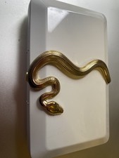 Killian Forbidden Games Golden Snake Empty Perfume Case / Box  clutch bag 