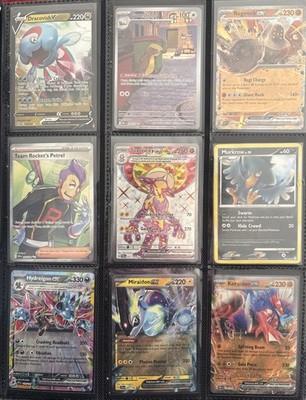 pokemon big cards binder Huge Charizard Binder Pokemon Collection Lot WOTC Cards Mid Modern TCG  Pikachu