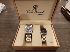 Charles Raymond New York Men’s & Women’s Quartz Watch Set W/ Original Box