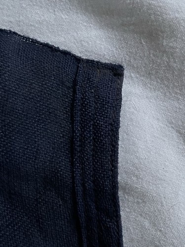 Große Vintage Australien Flagge 8 Fuß 6 Zoll genähtes Leinen hessisches Seil & Knebel sehr guter Zustand 1930er - Bild 6 von 11