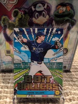2026 Topps Carson Williams #8B-23 8 Bit Ballers Rookie Tampa Bay Rays