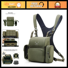 Binocular Harness Chest Pack with Rangefinder Pocket - Comfortable Bino Case