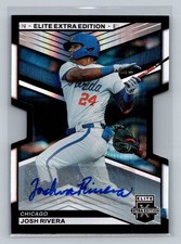 2023 Panini Elite Extra Edition Josh Rivera Signatures Die Cut #/399 Auto #144