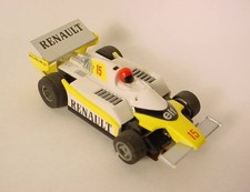 TYCO Renault / Michelin / Elf Indy F1 Slot Car White/Yellow 15 Tested Works
