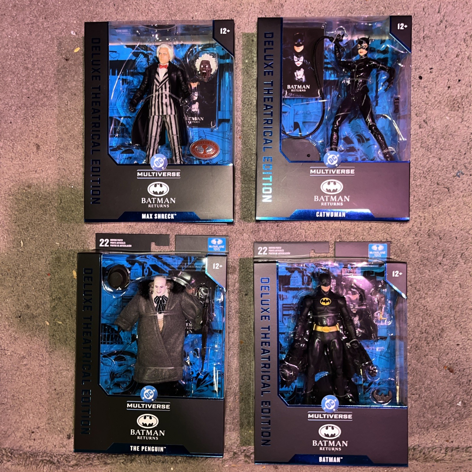 Mcfarlane DC Multiverse Deluxe Theatrical Batman Returns SET OF 4 FAST SHIPPING!