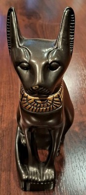 Amazing Statue of the Egyptian Goddess Bastest Protector 4 Cats Homes Fertility 
