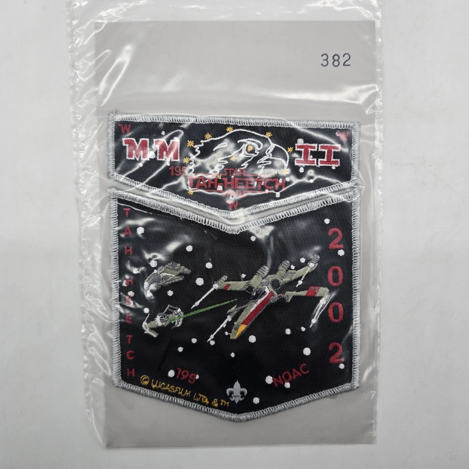 2002 BSA Boy Scout OA NOAC Star Wars Patch Set Sequoia TAH-HEETCH 195 Lucasfilm - Image 2 of 3