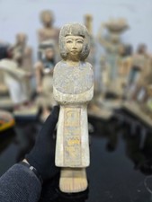 FARAÓNICO ANTIGUO EGIPCIO ANTIGUO USHABTI Tumba Shabti Siervo Estatua (BS)