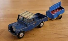 VINTAGE CORGI TOYS LAND ROVER 109” W.B. & PENNYBURN ALL-STEEL WORKMEN'S TRAILER