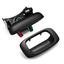 Tailgate Handle W Bezel Clips For 99-07 Chevy Silverado Gmc Sierra 15997911