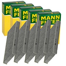 5X MANN-FILTER CUK 2956 FILTRE D'INTÉRIEUR FILTRE À CHARBON ACTIF 5 PIÈCES !