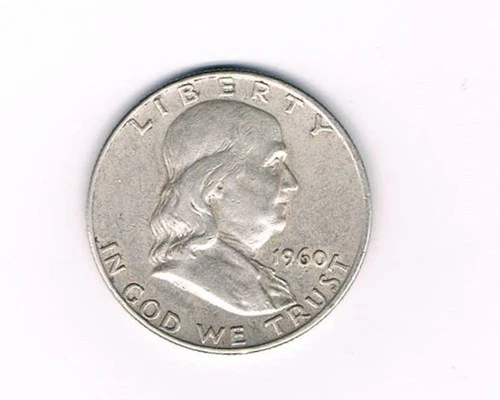 1960 D Franklin Half Dollar - XF++ Condition. 90% silver. Inv#226