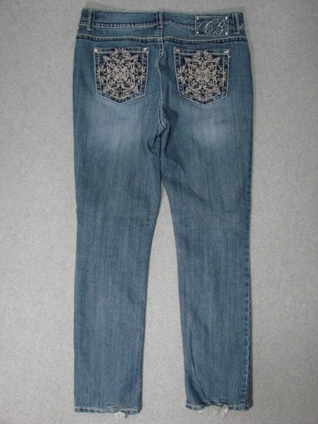 TG05456 **CODE BLEU** MARIELLE SLIM STRAIGHT WOMENS JEANS sz10/29 - Image 2 of 4