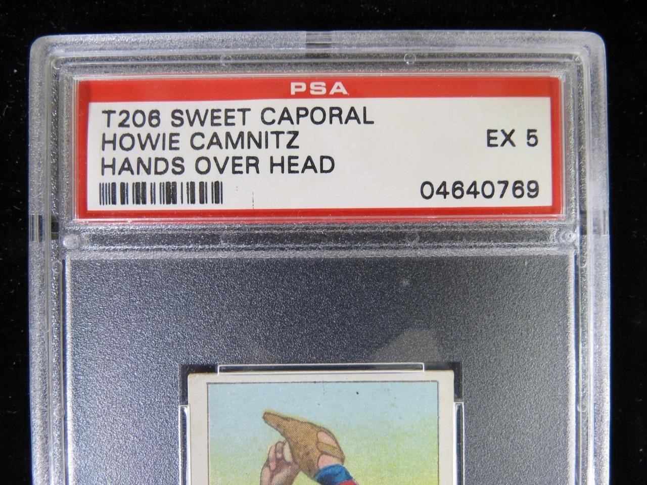 T206 Baseball Tobacco Card Howie Camnitz Sweet Caporal 350/460 PSA 5 EX view 2