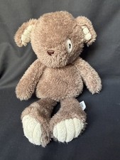 Mamas & Papas My First Puppy Dog Soft Toy 10" brown beanie teddy
