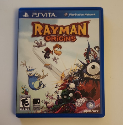 Ubisoft Rayman Origins PS Vita NTSC-U/C 2012 E10+ Cartridge & Case