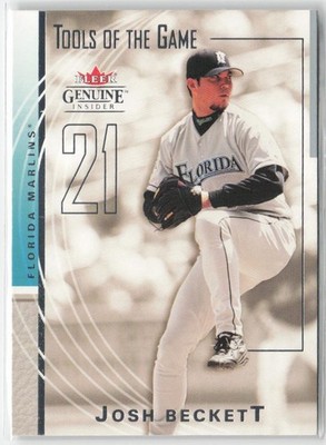 2004 Fleer Genuine Insider #20TG Josh Beckett Tools of the Game