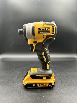 New DEWALT ATOMIC 20V MAX 1/4 in Impact Driver Kit 2Ah Battery Charger DCF809D1