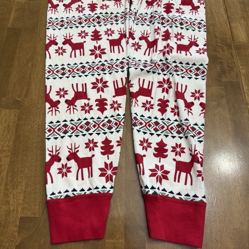 Hanna Andersson pajama pj set women's large Christmas novelty whimsical red deer - Picture 7 of 16