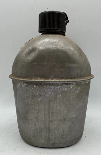 WW2 US Army M-1910 2 Piece Water Canteen Kit Gear Uniform NO COVER Military 1943