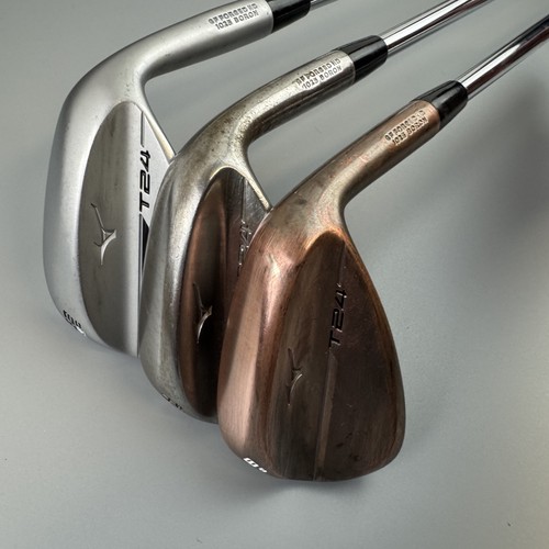 Mizuno T24 Wedge Bundle x 3 Copper 48/10° + Raw 54/10° + Satin 58/08° Stiff - Picture 3 of 22