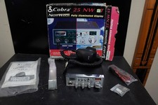 Open box Vtg Cobra 25 WX NW St Sound Tracker Night Watch CB Radio