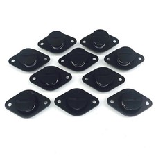 Black Self Ejecting Quarter Turn DZUS Fasteners - 5/16" Slotted .450 10pk