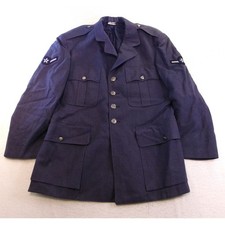USAF Wool Serge 44S Dress Blue 1084 Coat Jacket Franklin Clothes DSA Vintage