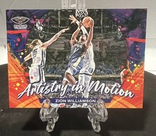 2023-24 Court Kings Artistry In Motion Jade /25 Zion Williamson #22 Pelicans