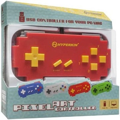 Red USB Pixel Art Ctrl PC/Mac