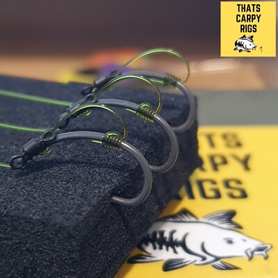 Camo D Rigs Danny Fairbrass Style Teflon Hooks Ready