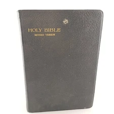 Holy Bible Revised Version 1938 British And Foreign Bible Society Leather Gilded
