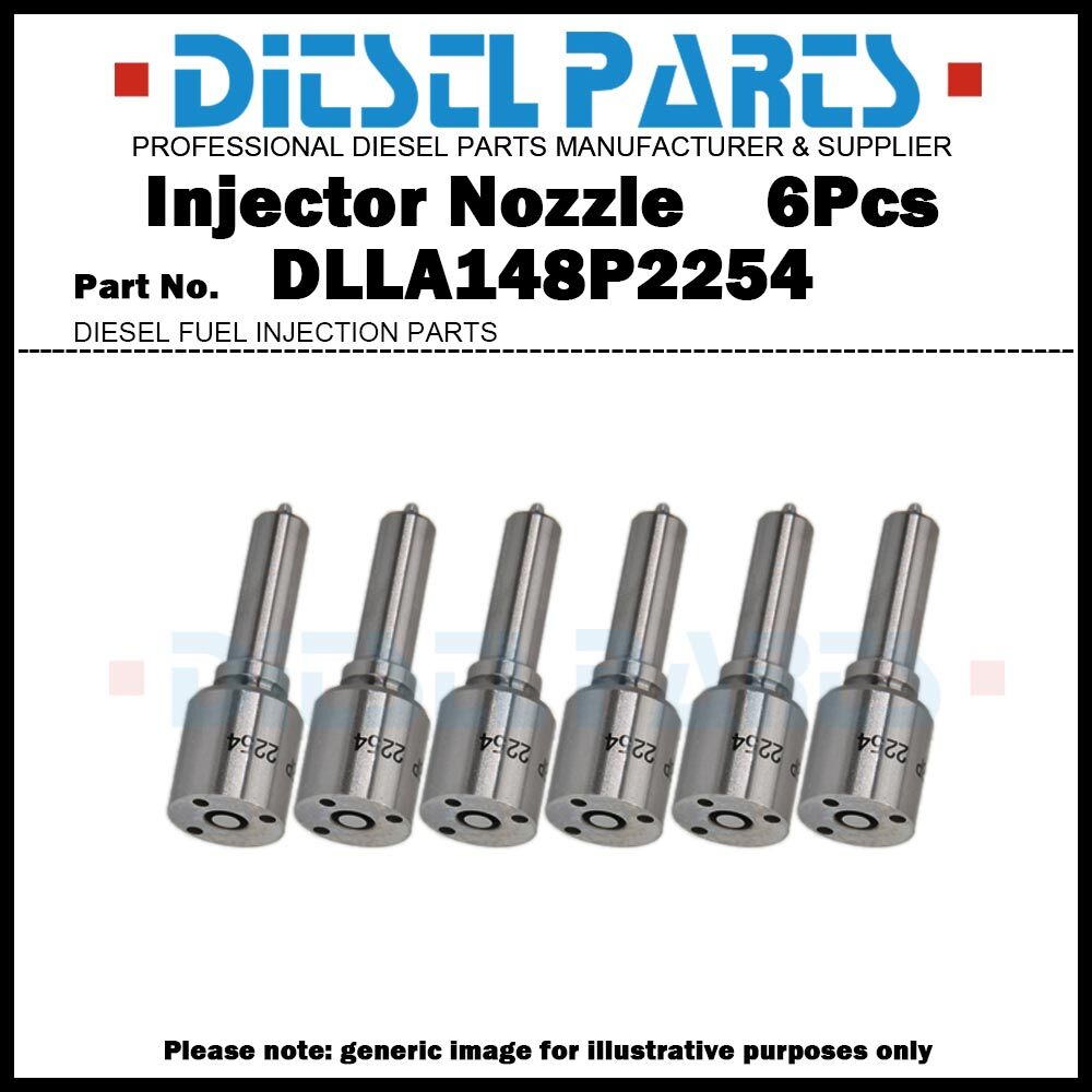 6x Fuel Injector Nozzle DLLA148P2254 for Jeep Grand Cherokee WK2