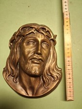 Effige in bronzo di Cristo firmata Caggiati cm. 20