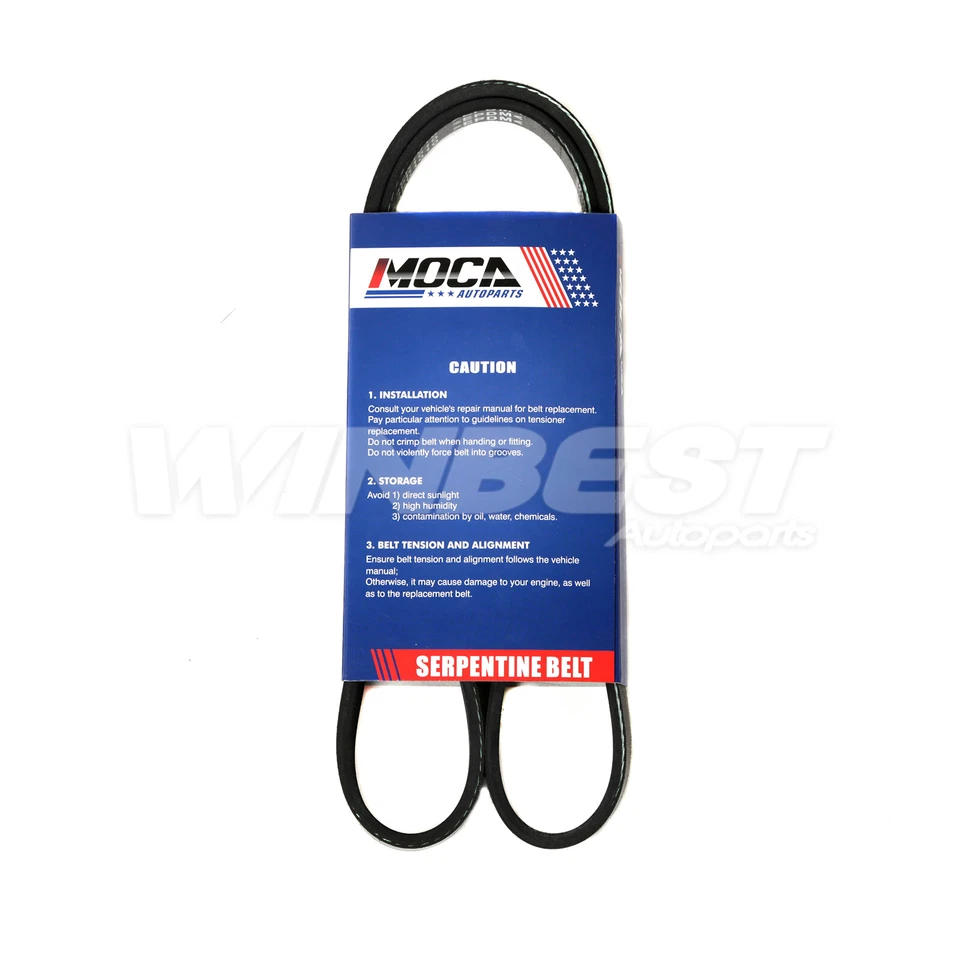 Juego de 3 correas de transmisión Alt-AC-Power Steer 1996-1998 Nissan Quest 3,0 L V6 SOHC Foto 2 de 4