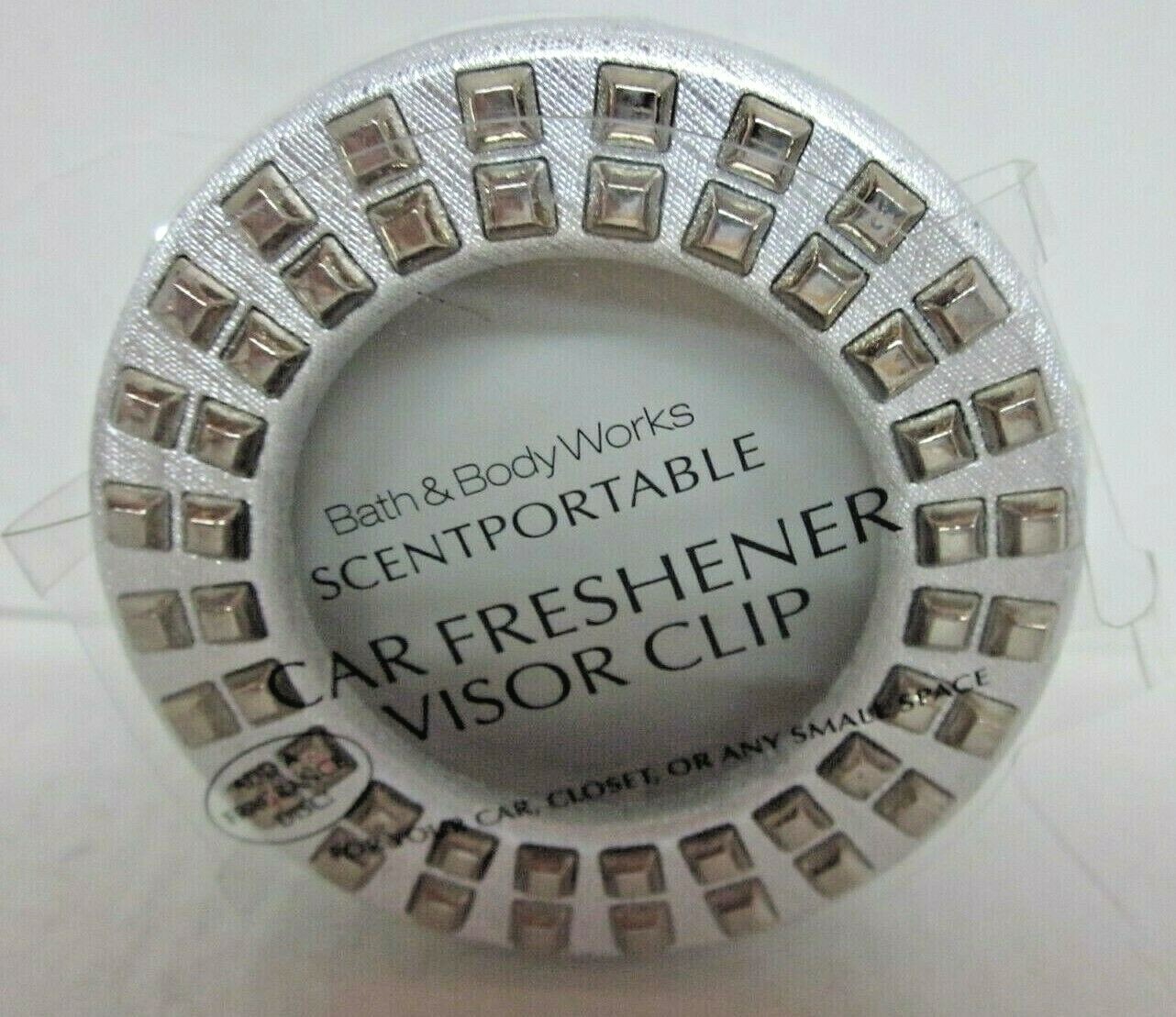Bath & Body Works Car Air Freshener Scentportable Visor Clip  Ring of Gems