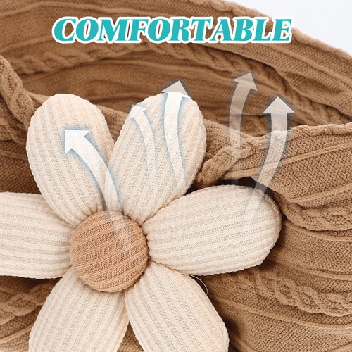 2 Pcs Baby Flower Headband Girl Headpiece Fashion Headbands - Picture 3 of 11