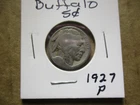 Buffalo/Indian Head Nickel, Original Date, 1927-P. #8